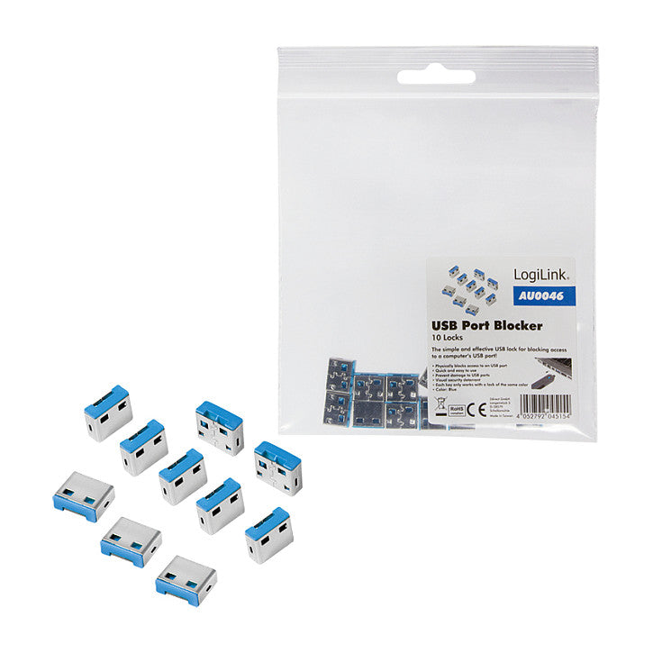 LogiLink USB-A Port Schloss (10-Pack)