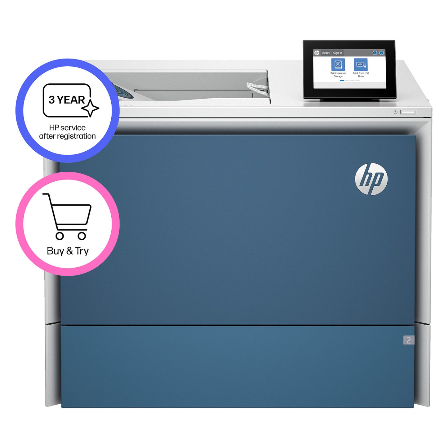 FL HP Color LaserJet Enterprise 6701dn Farblaserdrucker A4 61 S./Min. LAN Duplex