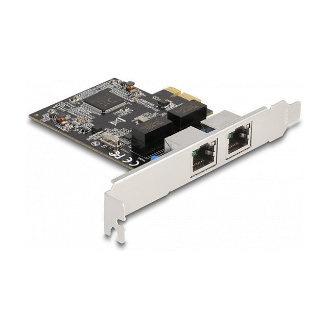 PCI Express x1 Netzwerkkarte Gigabit LAN 2 x RJ45 RTL8111