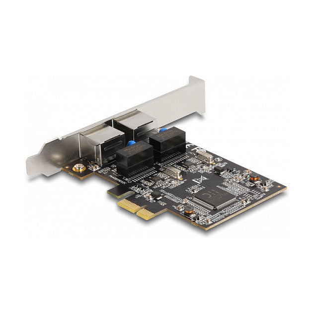 PCI Express x1 Netzwerkkarte Gigabit LAN 2 x RJ45 RTL8111