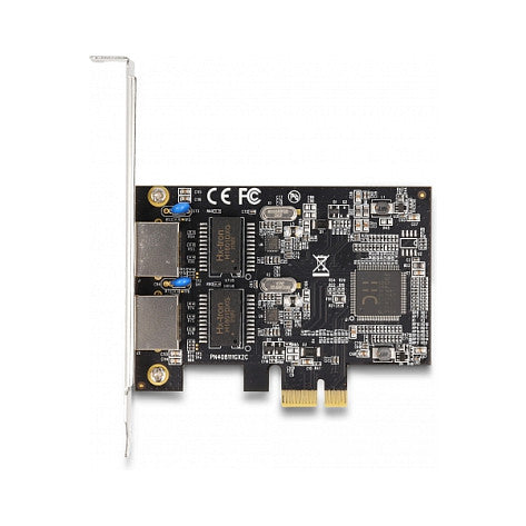 PCI Express x1 Netzwerkkarte Gigabit LAN 2 x RJ45 RTL8111