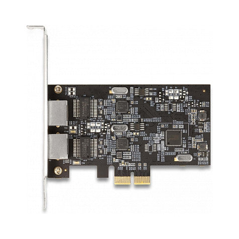 PCI Express x2 Netzwerkkarte 2,5 Gigabit LAN 2 x RJ45 i225
