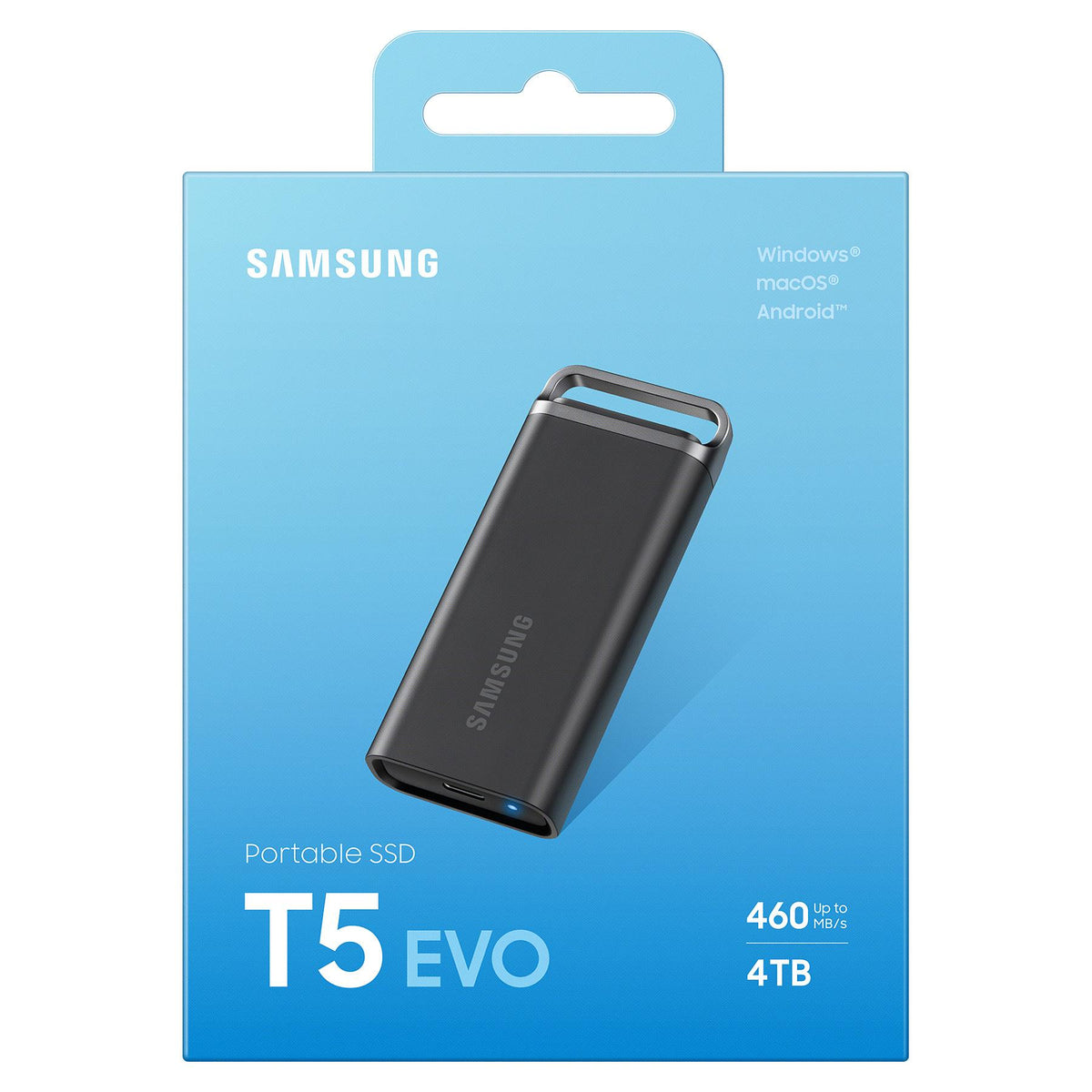 4TB Samsung Portable T5 EVO USB 3.2 Gen1 Black retail