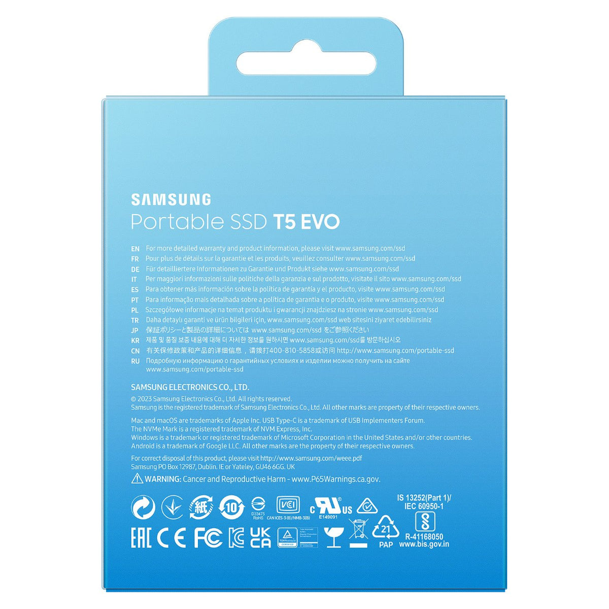 4TB Samsung Portable T5 EVO USB 3.2 Gen1 Black retail