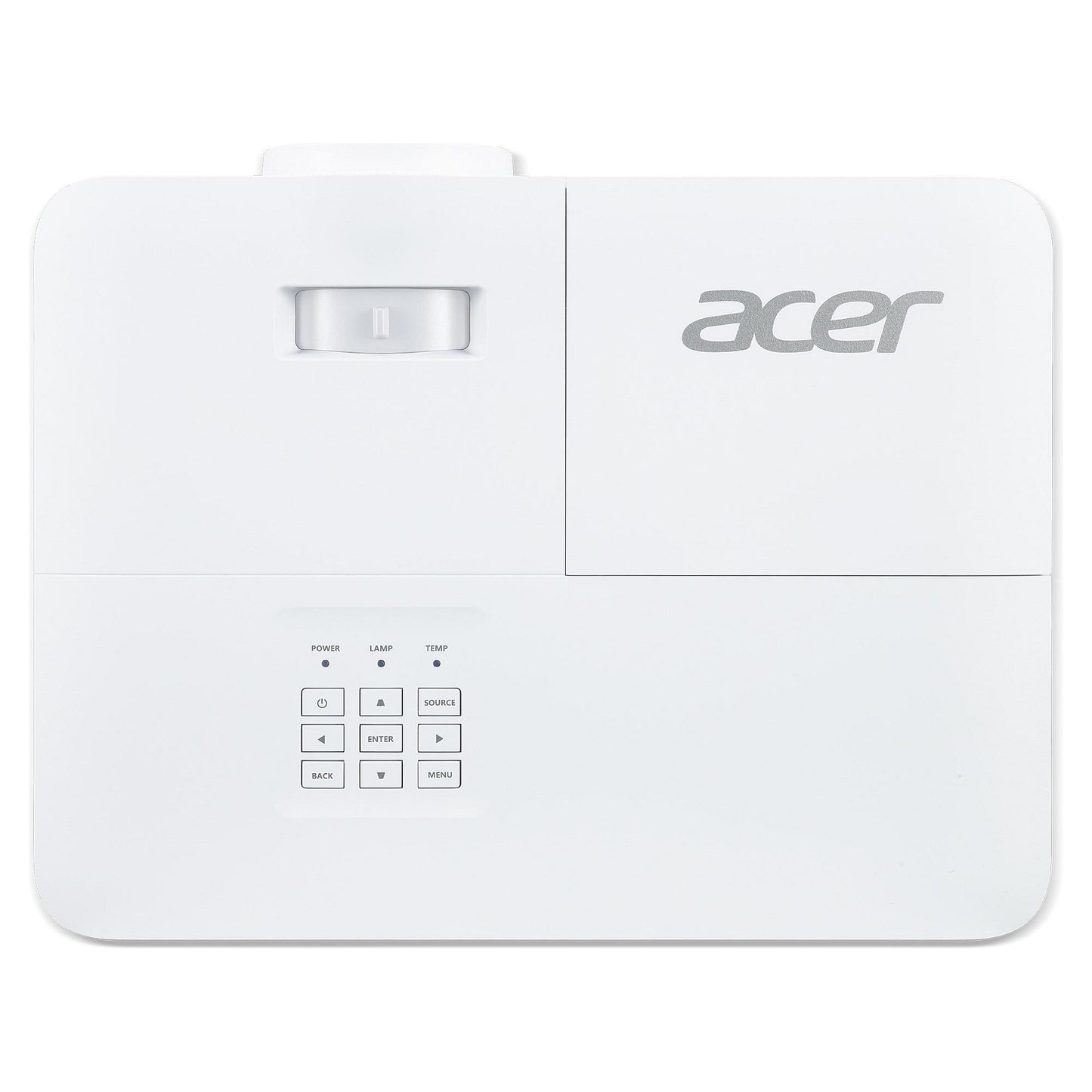 (3840x2160) Acer P5827a DLP 4000-Lumen 16:9 2xHDMI USB A Speaker 4K UHD White