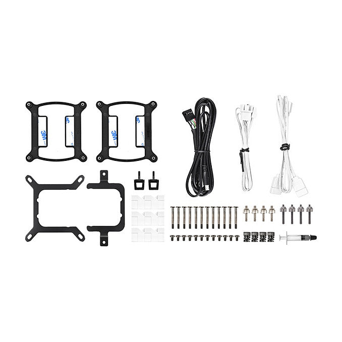 K Cooler Wasserkühlung Thermaltake TH420 V2 Ultra ARGB Sync CPU Liquid Cooler Snow Edition All-In-One