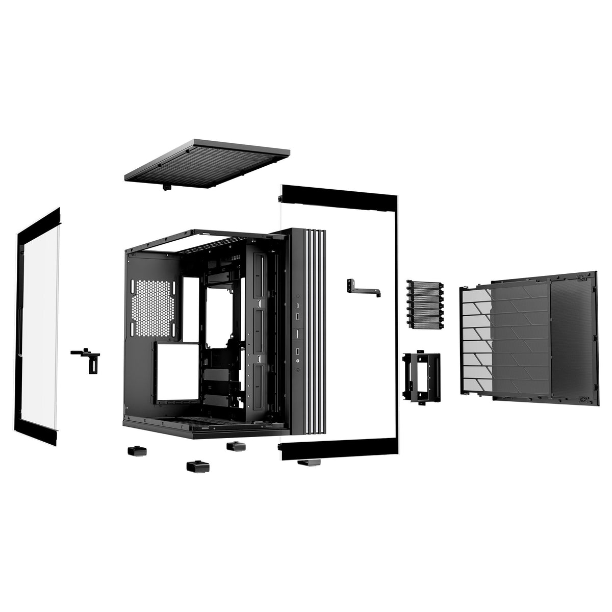 Midi be quiet! Light Base 600 DX black