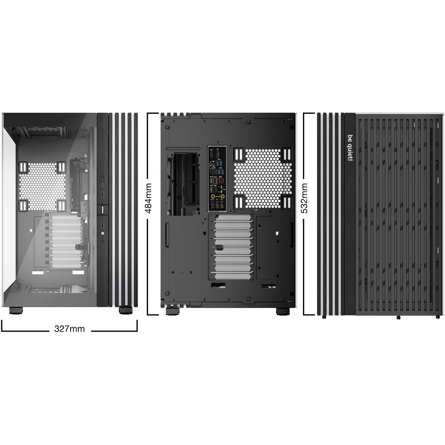 Midi be quiet! Light Base 900 DX black