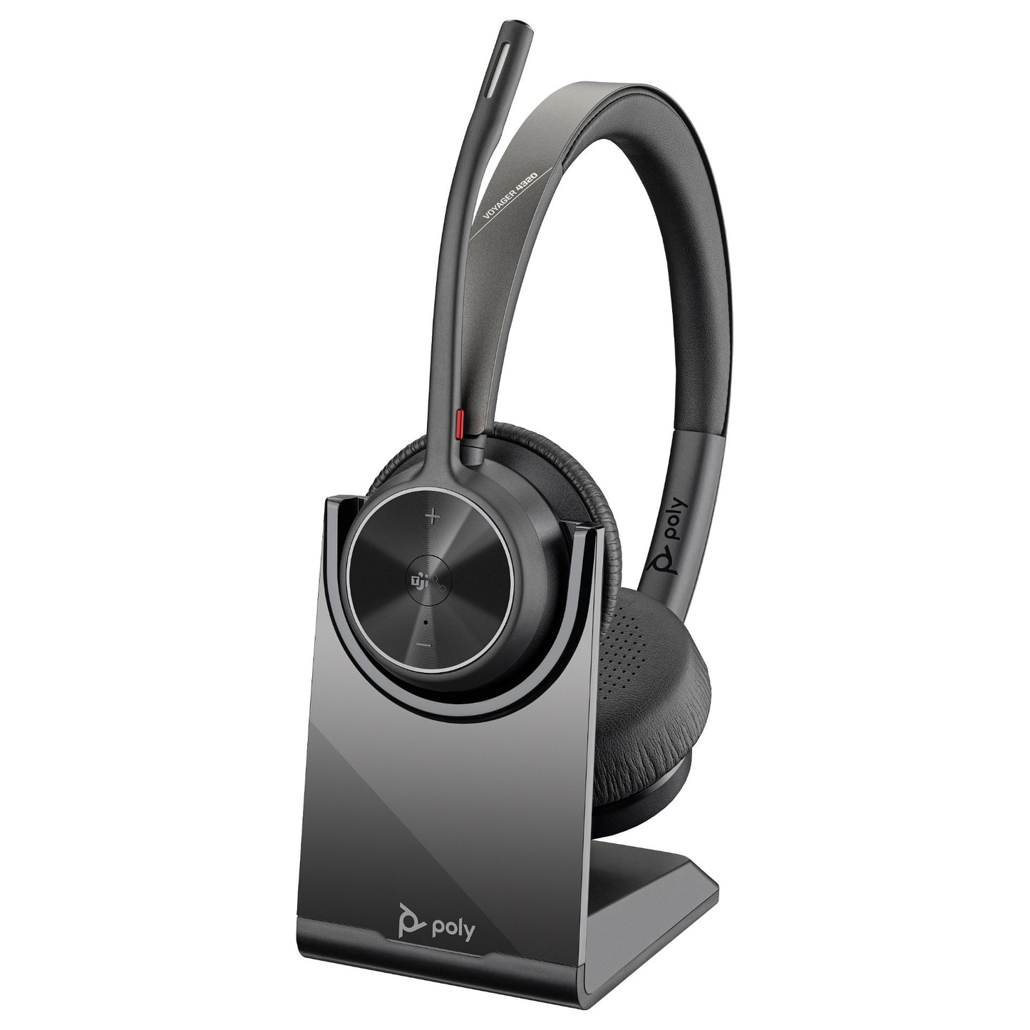 HP Poly Voyager 4320-M Microsoft Teams Certified USB-C Headset +BT700 dongle +Charging Stand (218479-01)