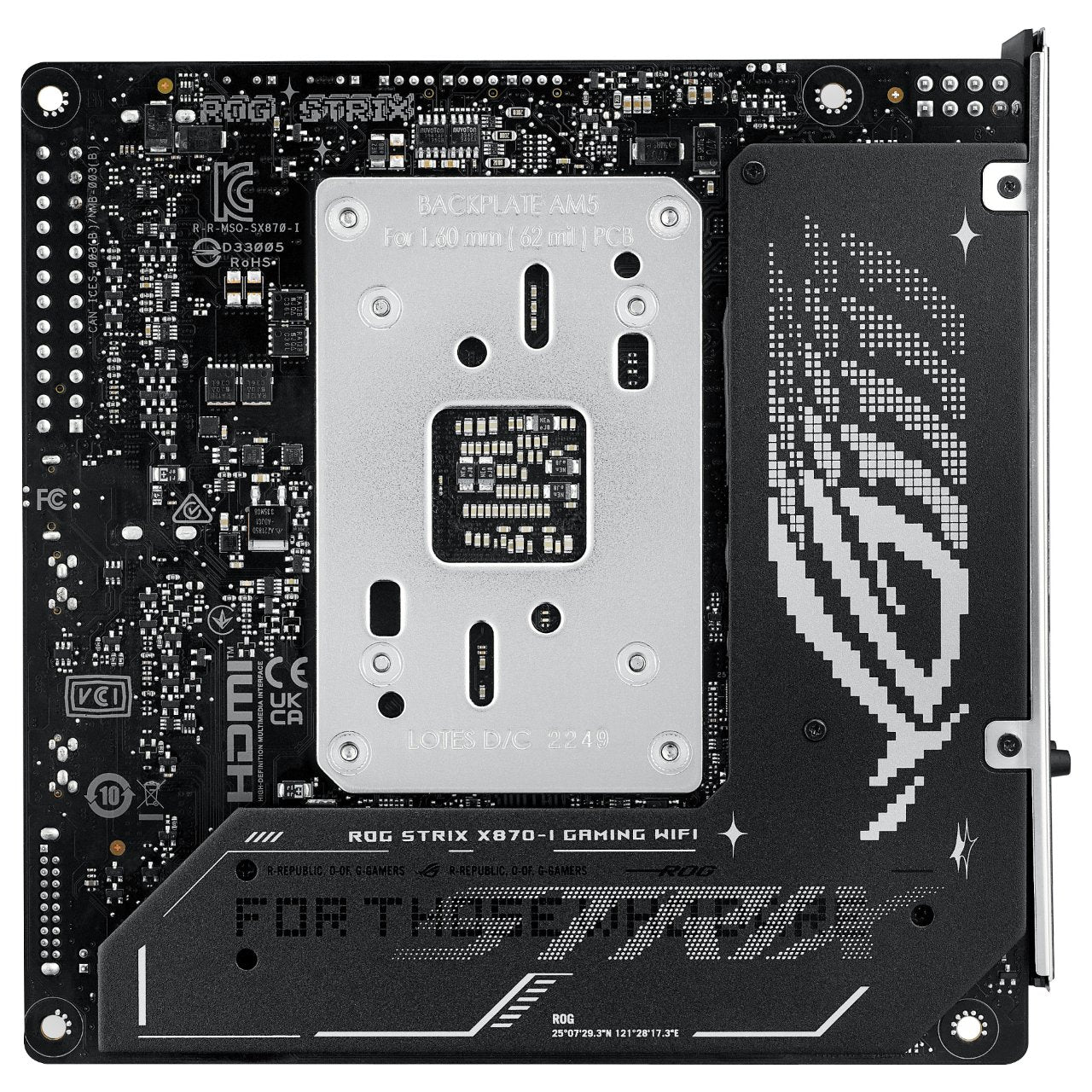 AM5 ASUS ROG STRIX X870-I Gaming WIFI ITX
