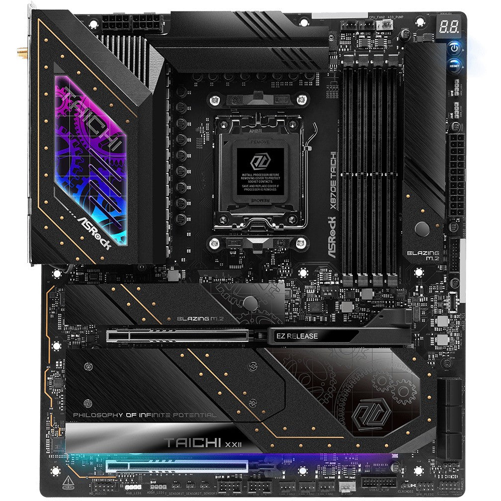 Carte mère ASRock X870E Taichi AM5 ATX HDMI/USB-C DDR5 au détail