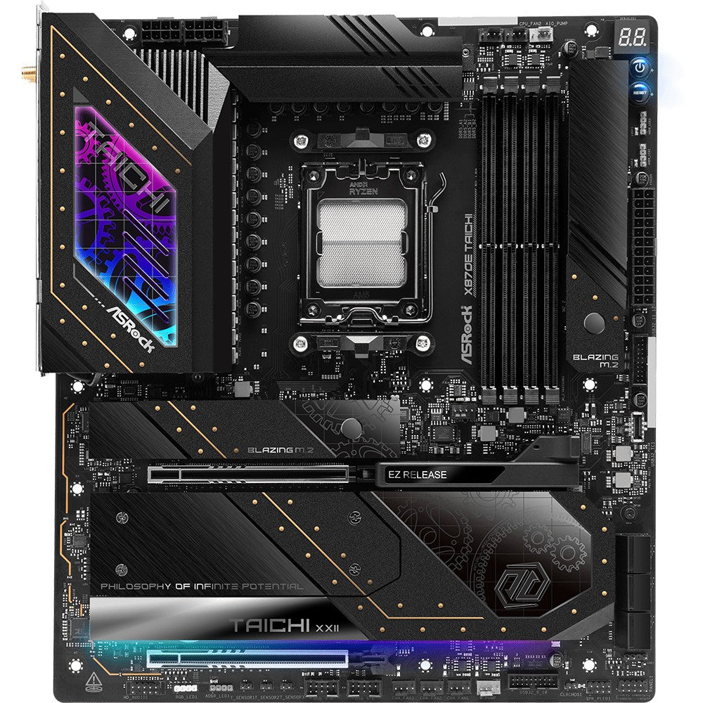Carte mère ASRock X870E Taichi AM5 ATX HDMI/USB-C DDR5 au détail