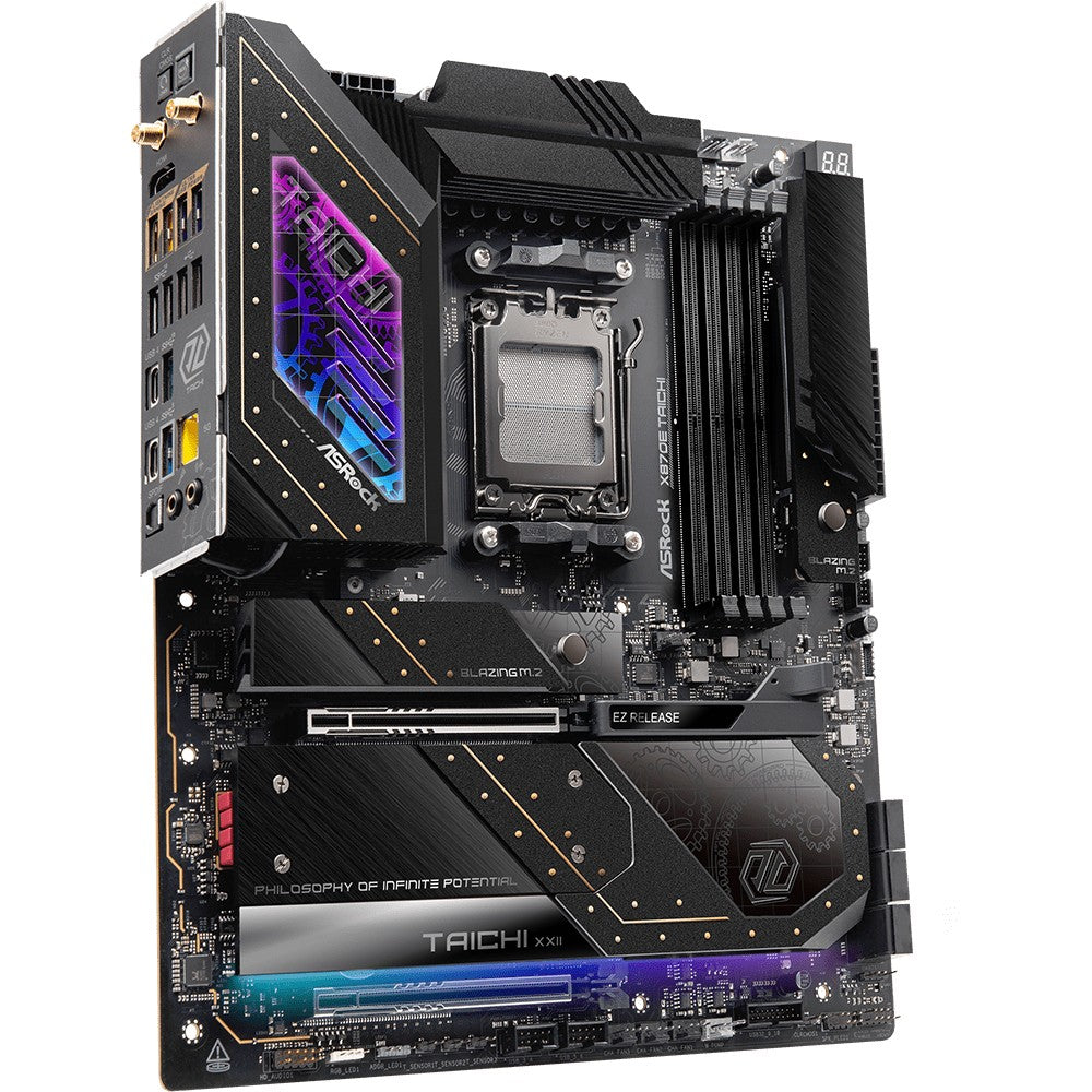 Carte mère ASRock X870E Taichi AM5 ATX HDMI/USB-C DDR5 au détail