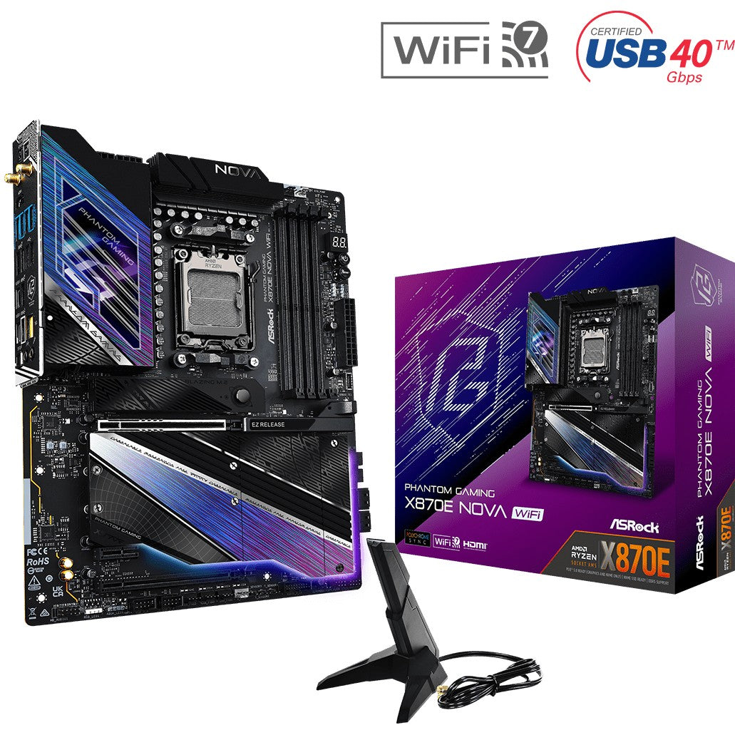 ASROCK X870E Nova WiFi (AM5) (D)