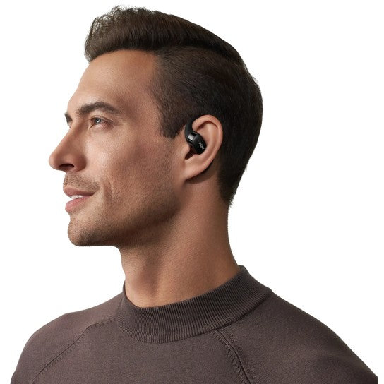Shokz OpenFit Black Bluetooth Wireless Bone Conduction Headset