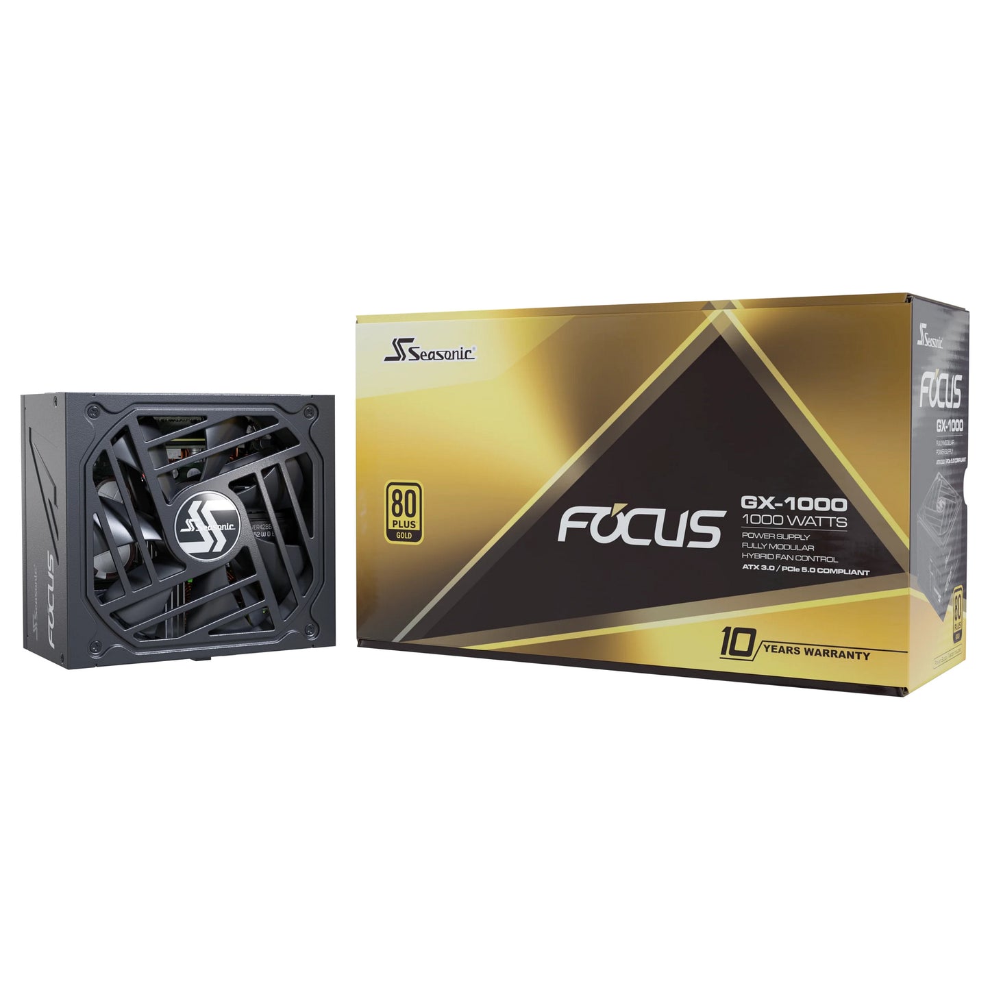 1000W Seasonic Focus-GX-1000 ATX 3.1 80+ Gold
