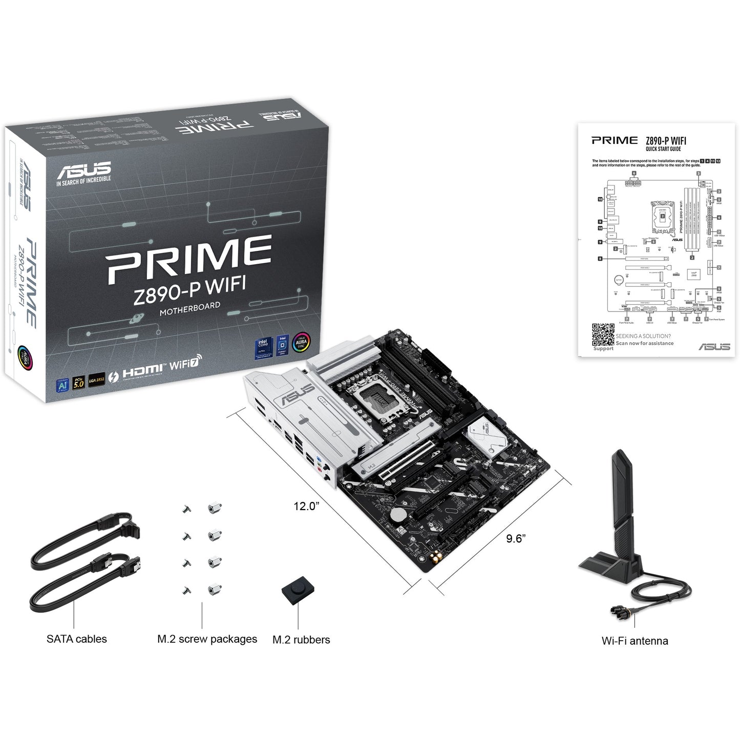 LGA1851 ASUS PRIME Z890-P WIFI ATX