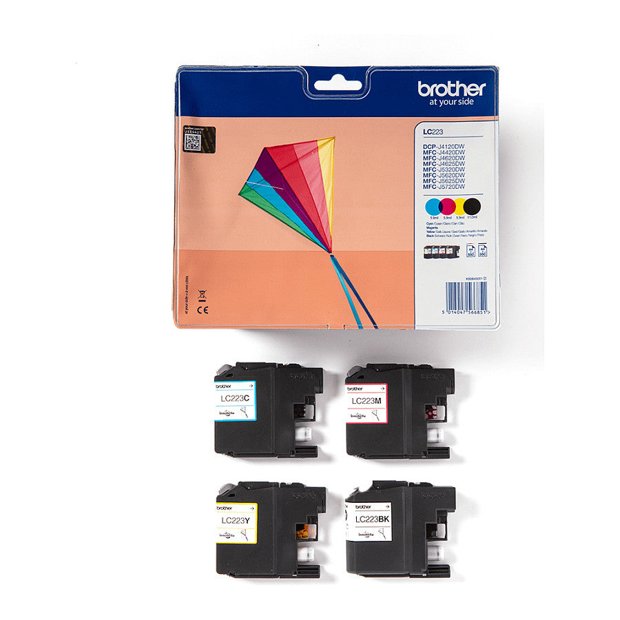 Brother Tinte LC-223VALBP Value Pack (BK/C/M/Y)