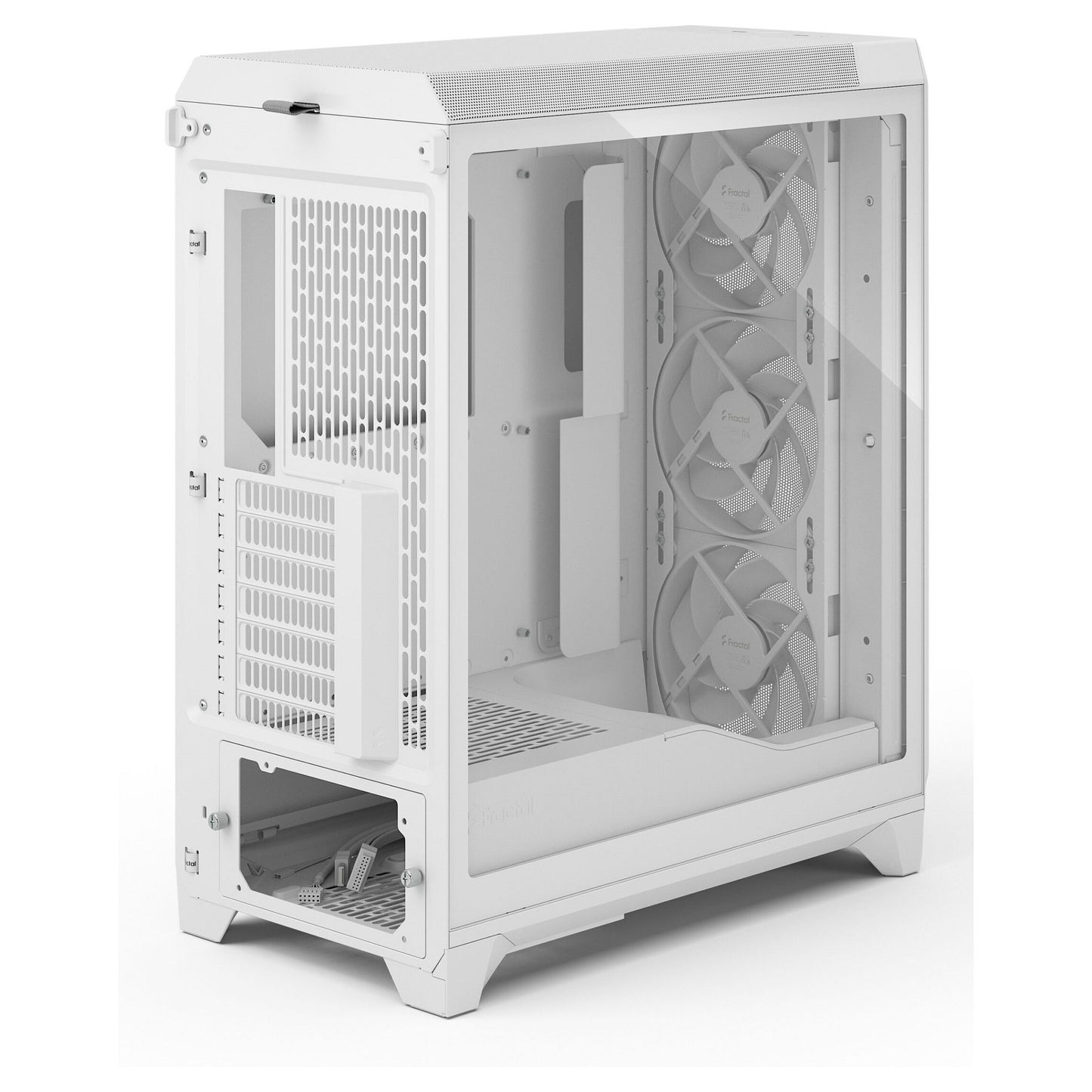 Midi Fractal Design Meshify 3 White TG Clear Tint