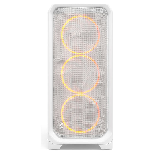 Midi Fractal Design Meshify 3 White RGB TG Light Tint