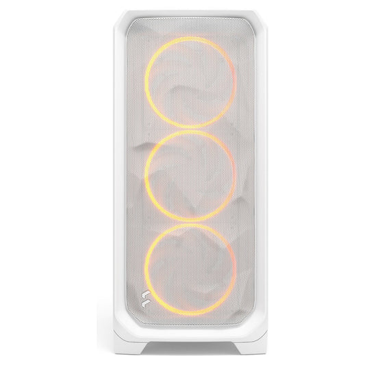 Midi Fractal Design Meshify 3 White RGB TG Light Tint