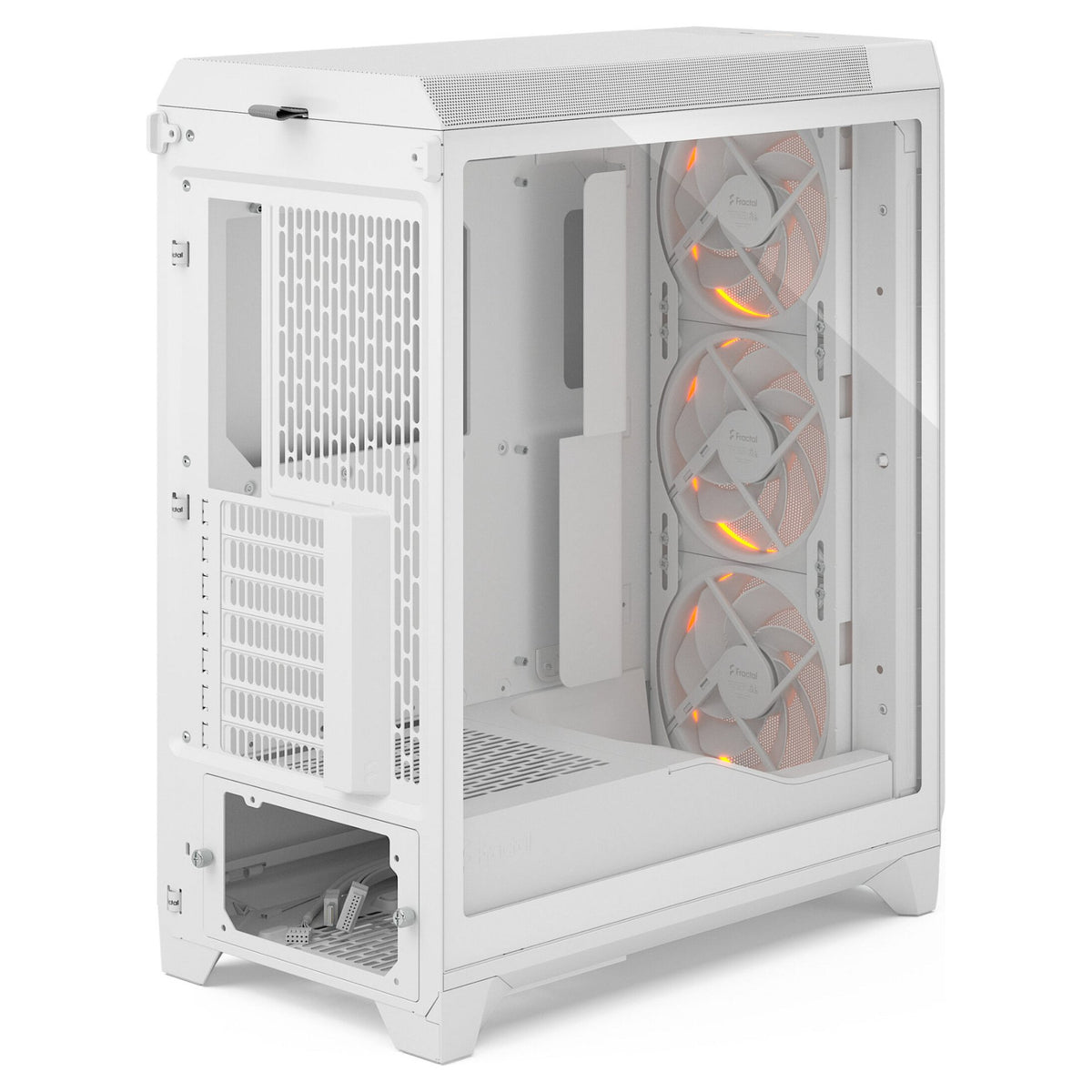 Midi Fractal Design Meshify 3 White RGB TG Light Tint