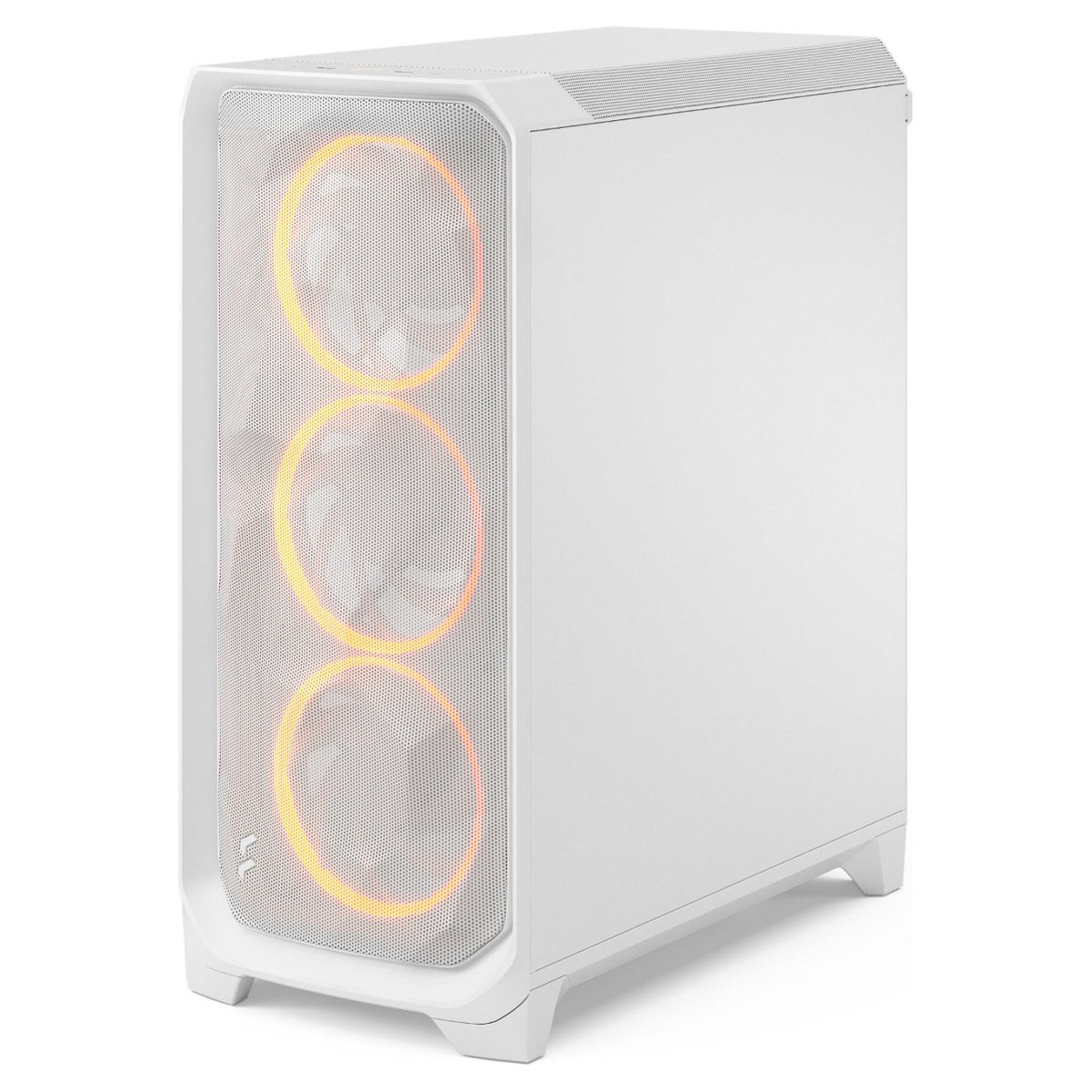 Midi Fractal Design Meshify 3 White RGB TG Light Tint