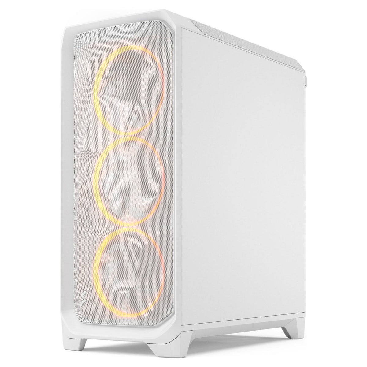 Midi Fractal Design Meshify 3 White RGB TG Light Tint