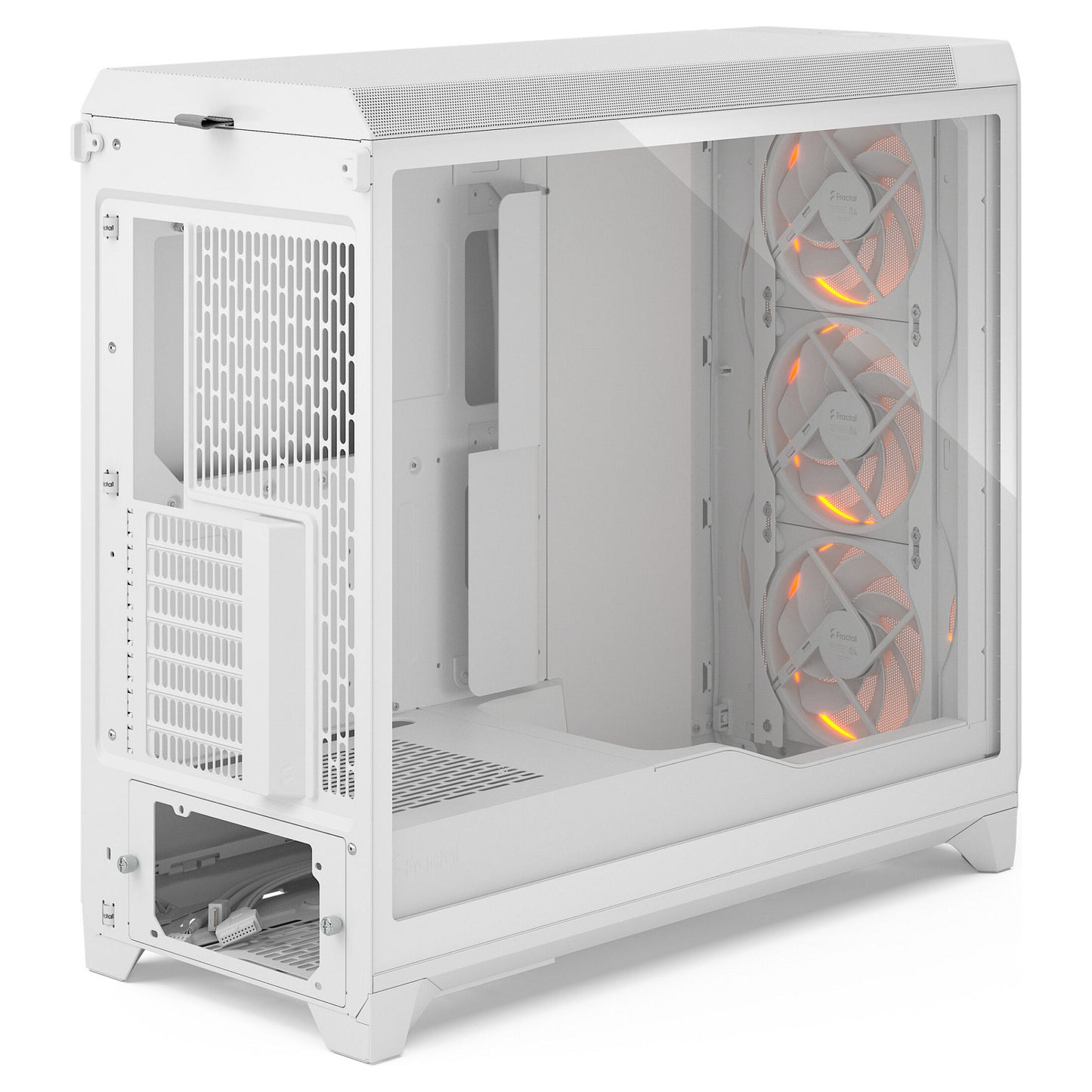 Midi Fractal Design Meshify 3 XL White RGB TG Light Tint