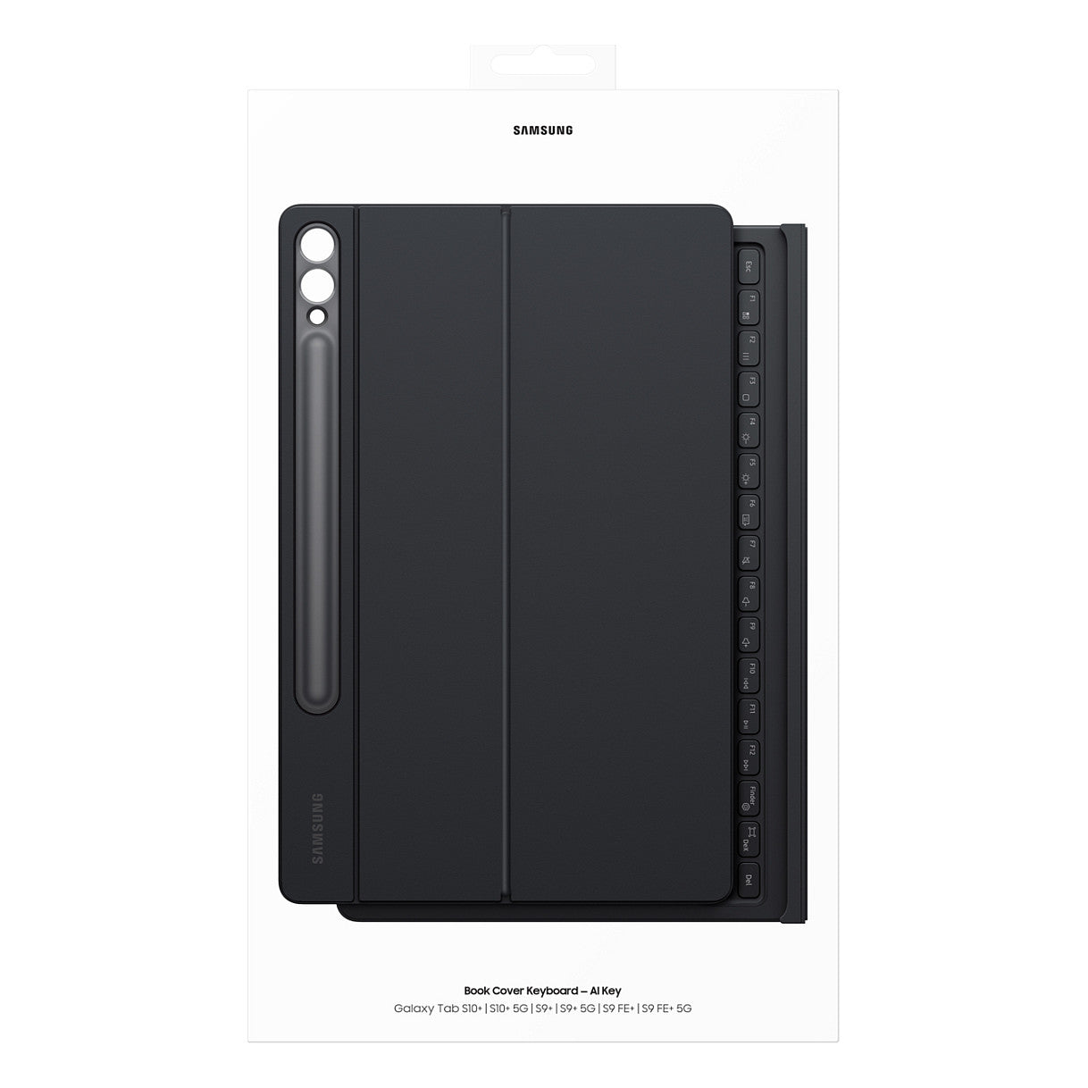 Samsung Book Cover Keyboard EF-DX825 für S10+/S9FE+/S9+ black
