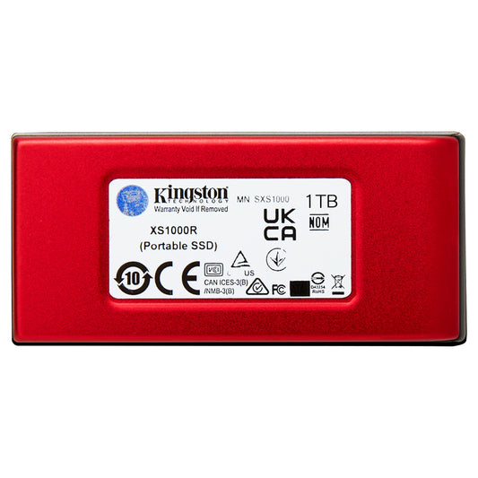 1TB Kingston XS1000 USB 3.2 Gen2 Red