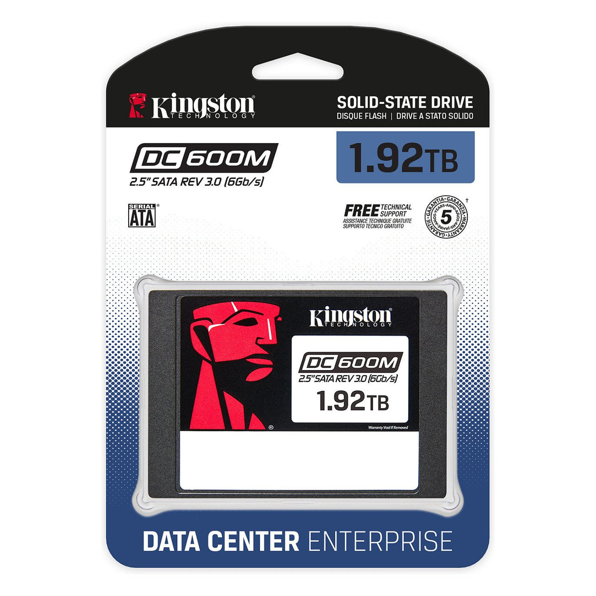 Ent. 2,5" 1.92TB Kingston DC600M