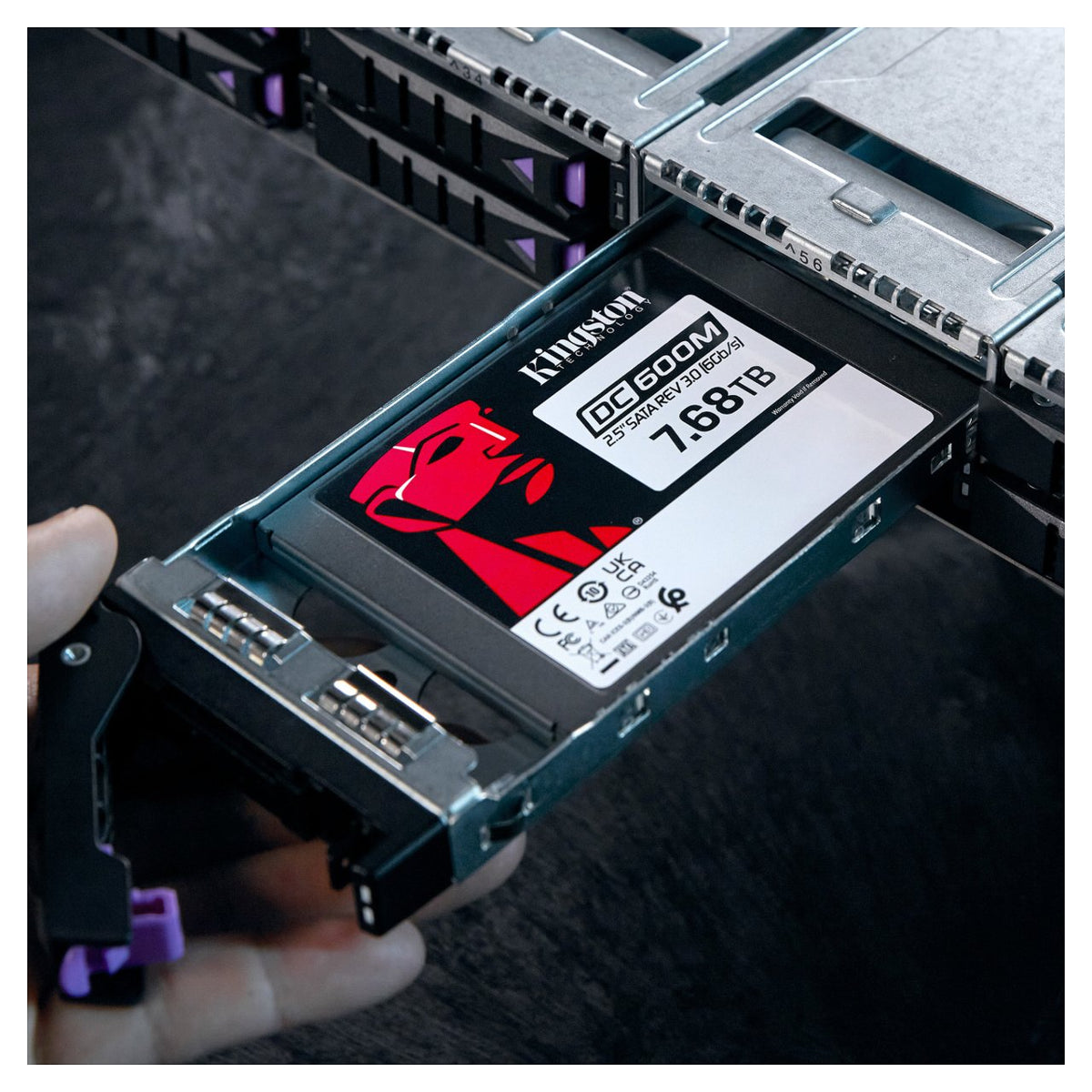 Ent. 2,5" 7.68TB Kingston DC600M