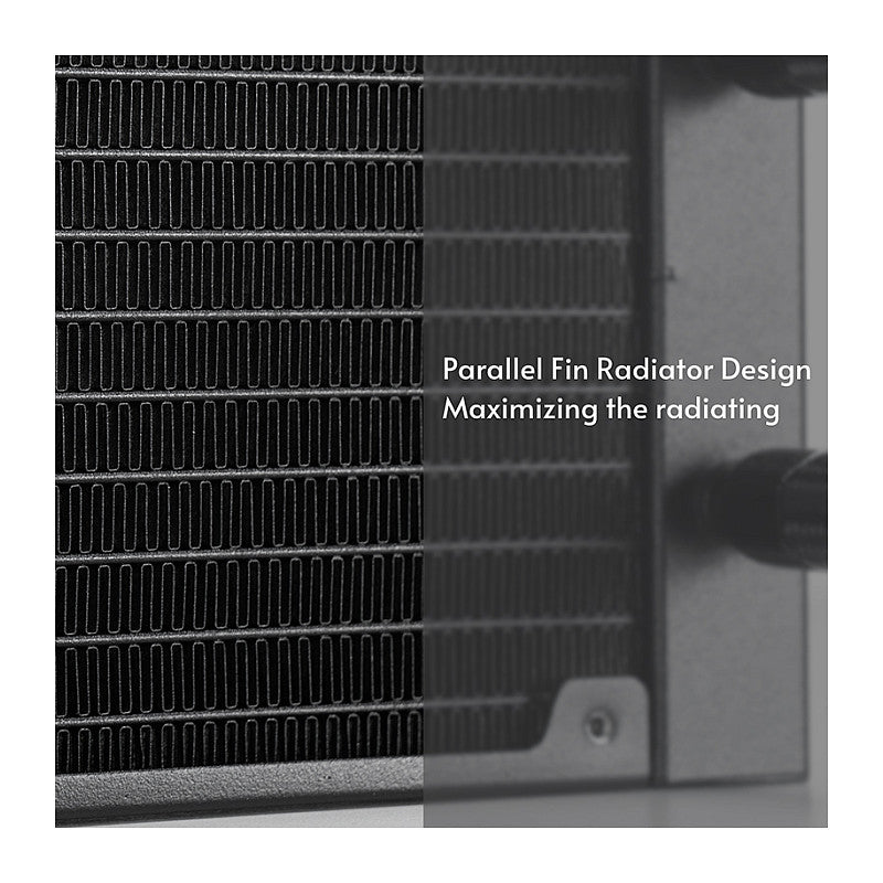 K Cooler Wasserkühlung Chieftec Iceberg 240 DARK multi Cooler | 1700; 1200; 1150; 1151; 1155; 1156; 1200; AM5/4/3+/2+/2
