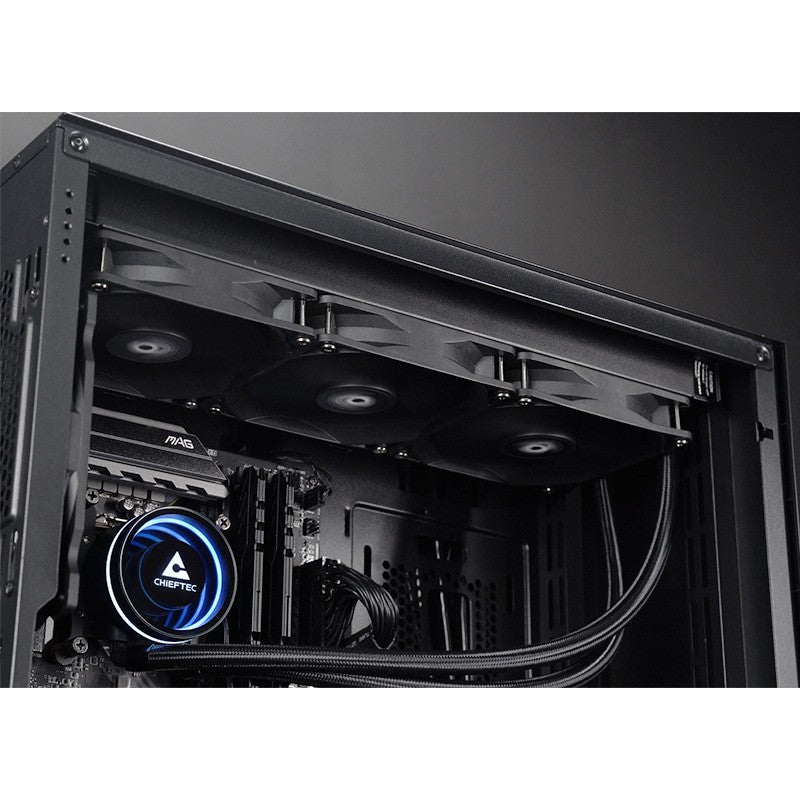 K Cooler Wasserkühlung Chieftec Iceberg 360 DARK multi Cooler | 1700; 1200; 1150; 1151; 1155; 1156; 1851; AM5/4/3+/2+/2