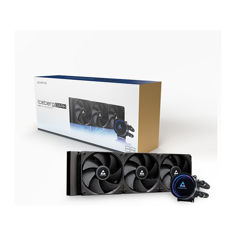 K Cooler Wasserkühlung Chieftec Iceberg 360 DARK multi Cooler | 1700; 1200; 1150; 1151; 1155; 1156; 1851; AM5/4/3+/2+/2