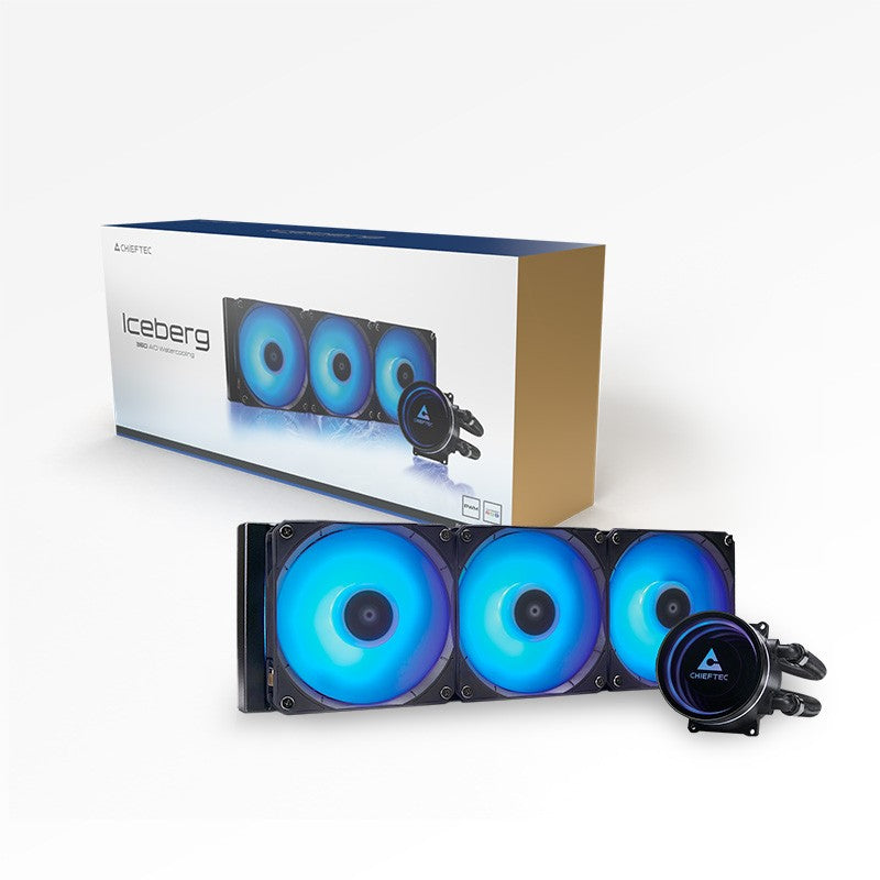 K Cooler Wasserkühlung Chieftec Iceberg 360 RGB multi Cooler | 1700; 1200; 1150; 1151; 1155; 1156; 1851; AM5/4/3+/2+/2