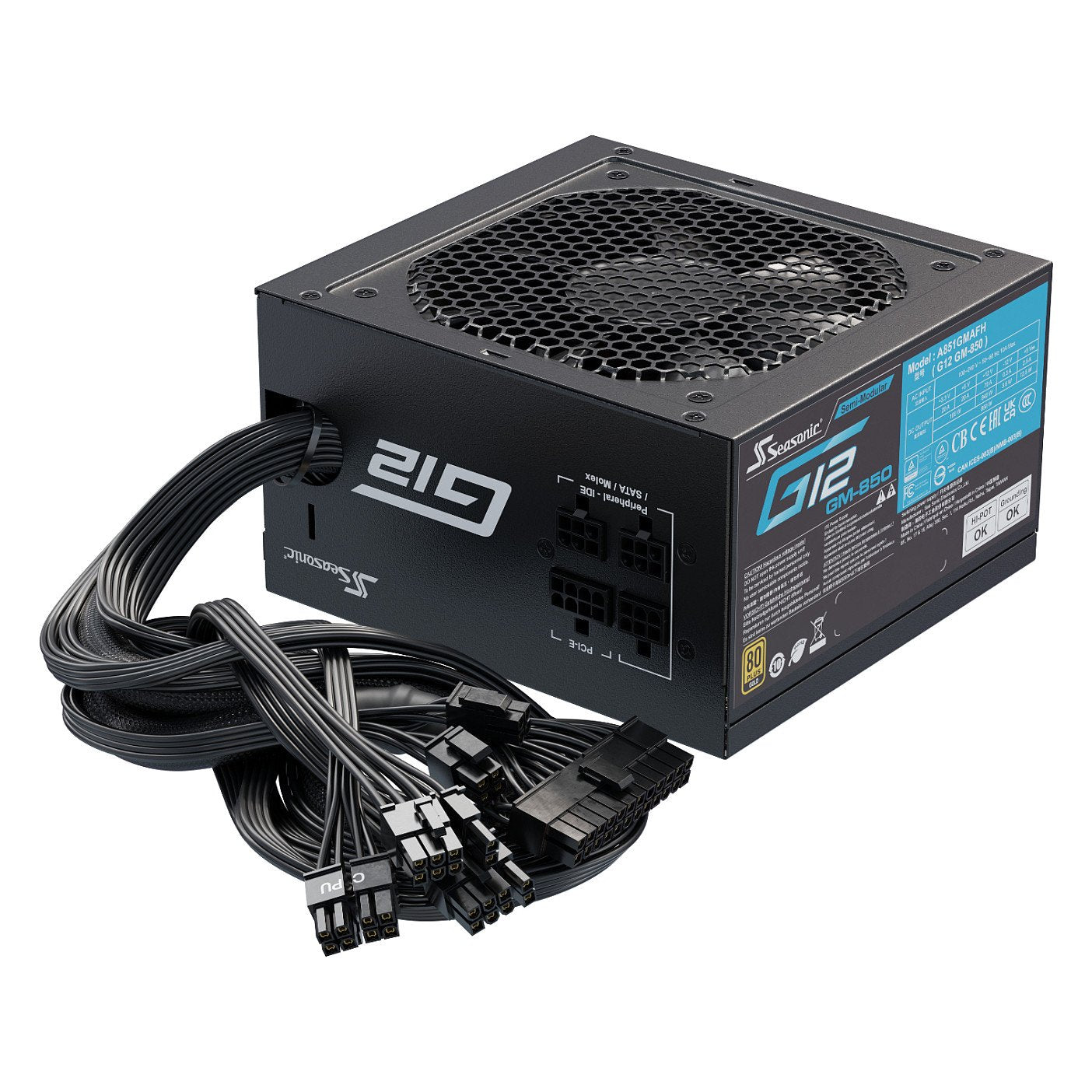 850W Seasonic G12 GM-850 80+ Gold