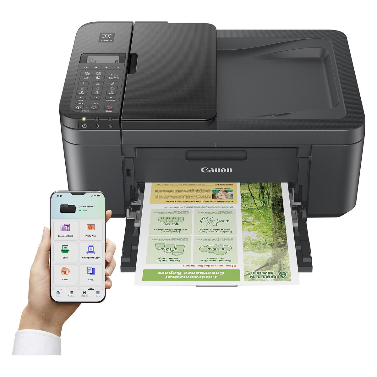 Canon PIXMA TR4755i Tinte-Multifunktionsdrucker 4in1 A4 WLAN Duplex ADF