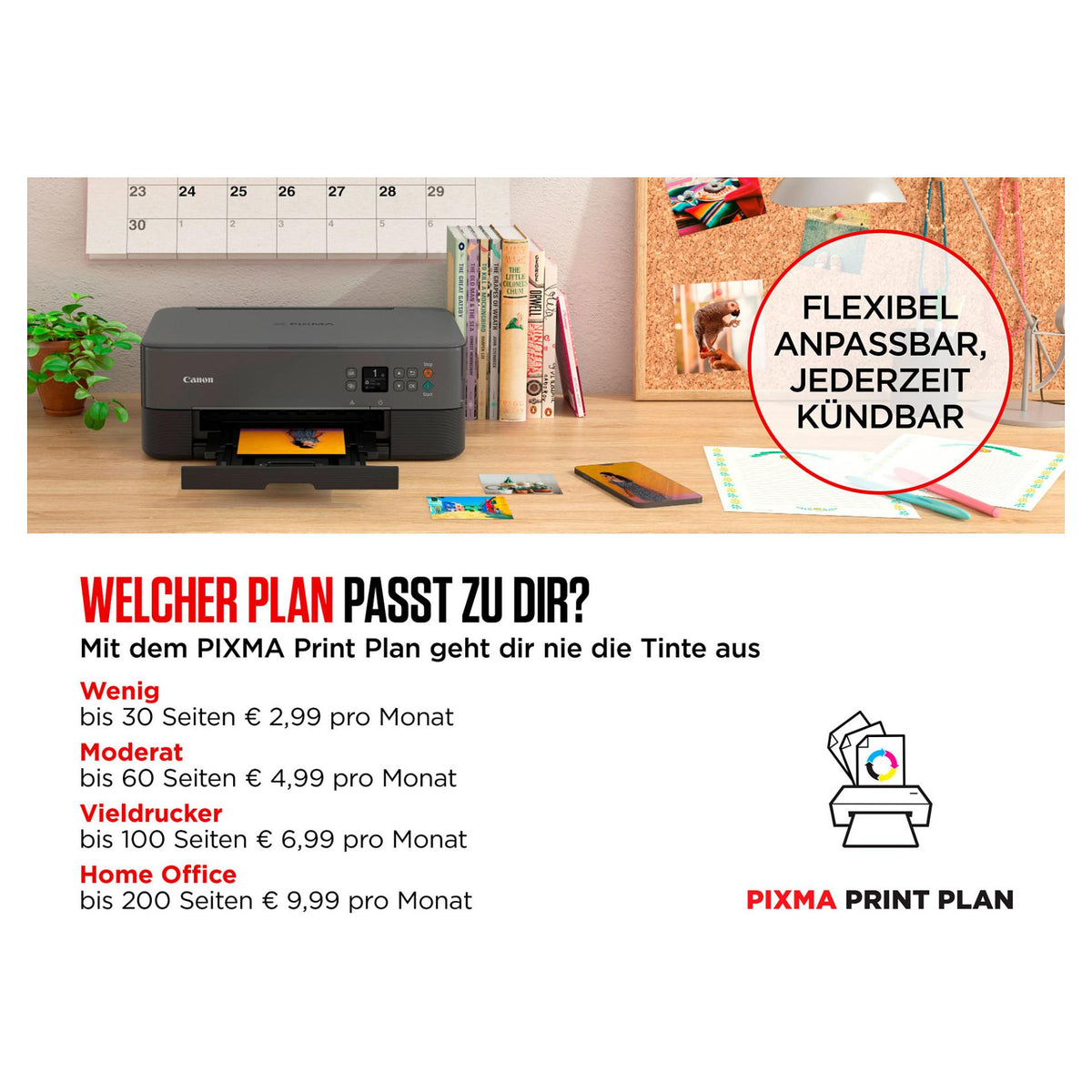 Canon PIXMA TR4755i Tinte-Multifunktionsdrucker 4in1 A4 WLAN Duplex ADF
