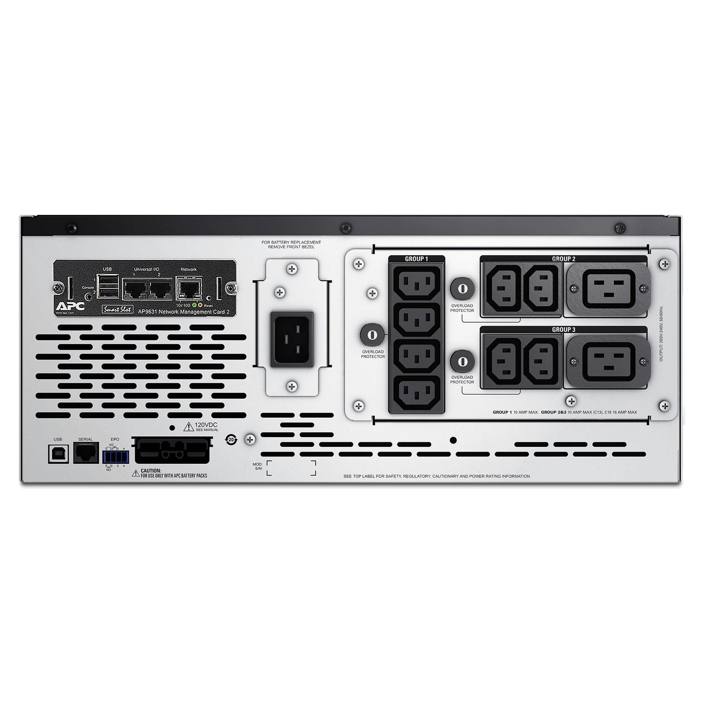 APC Smart-UPS X Rack/Tower 2200VA 1980W 4HE inkl Netzwerkkarte