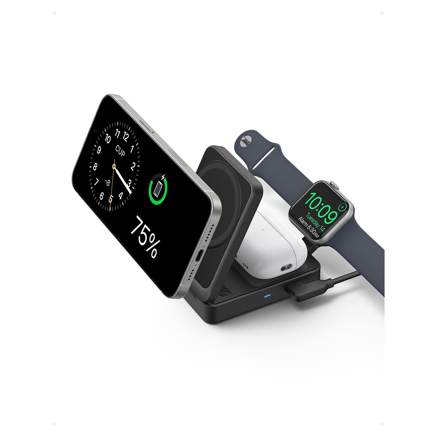Anker MagGo wireless Charger 15W 3-in-1 black