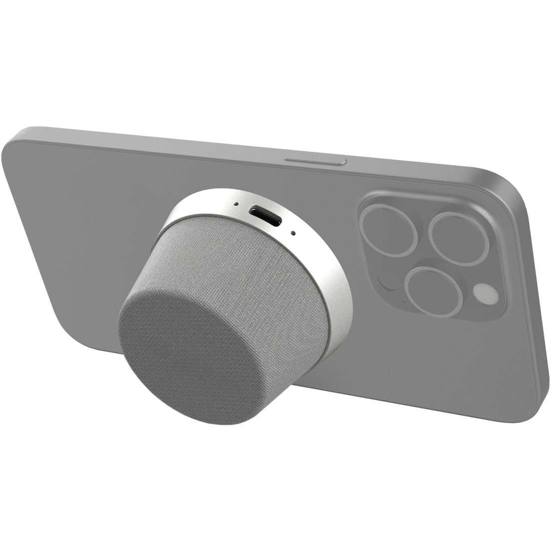 4smarts SoundForce Bluetooth Speaker MagSafe silver gray