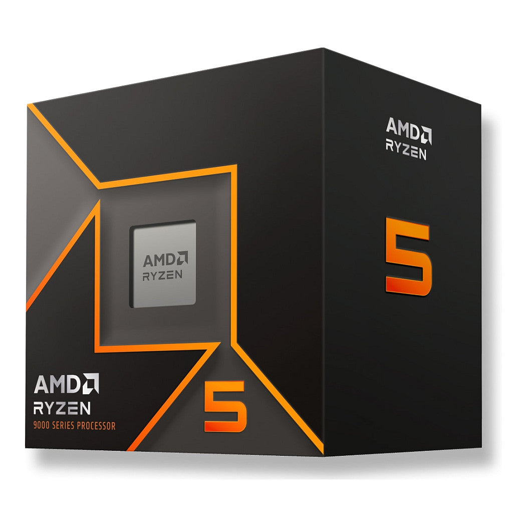 AMD Ryzen 5 9600 5.2GHz AM5 6C/12T 65W 38MB Processor with Wraith Stealth Cooler Box