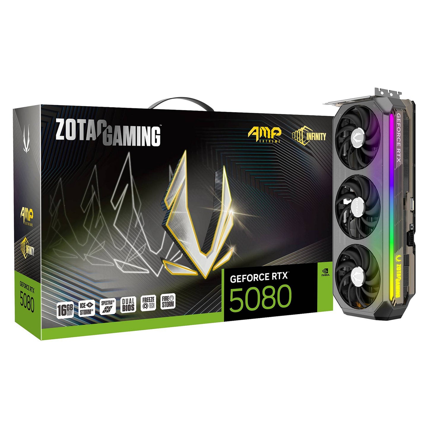 RTX 5080 16GB Zotac Gaming AMP Extreme Infinity GDDR7 3Fan