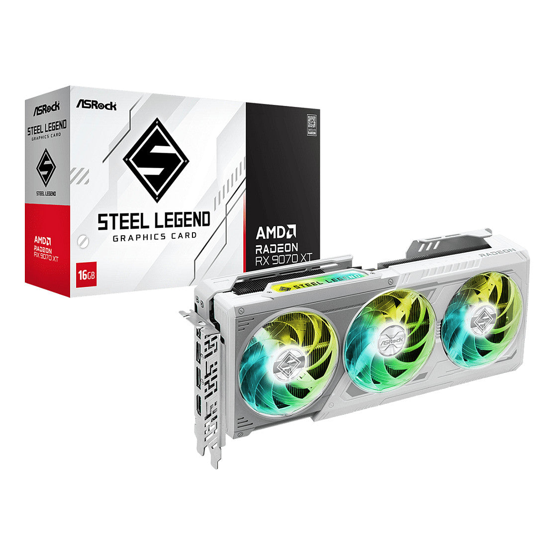 RX 9070XT 16GB ASRock Radeon Steel Legend GDDR6 3Fan