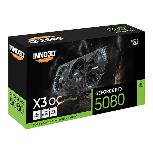 RTX 5080 16GB Inno3D X3 OC GDDR7 3Fan