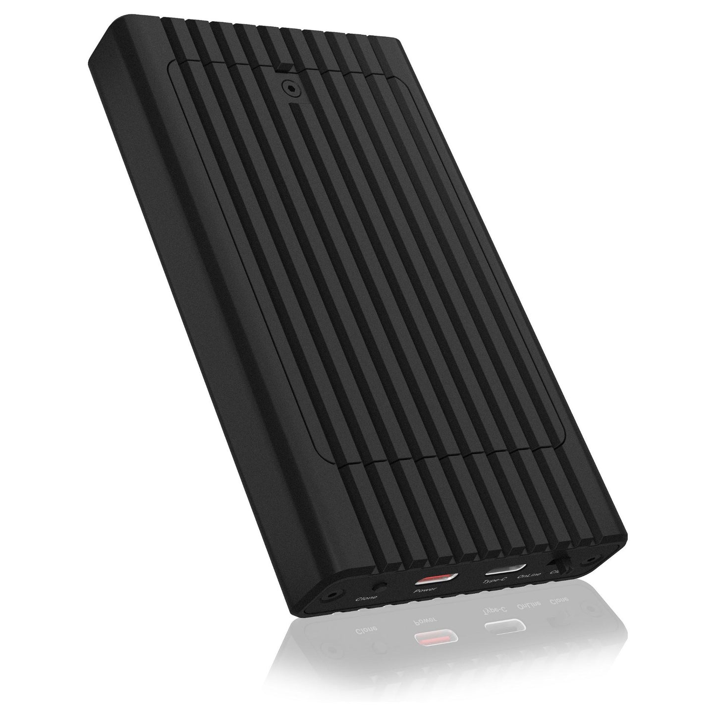 ICY BOX IB-2817MCL-C31 Externes USB-C 3.2 Gehäuse für 2x M.2 NVMe SSD mit Klonfunktion