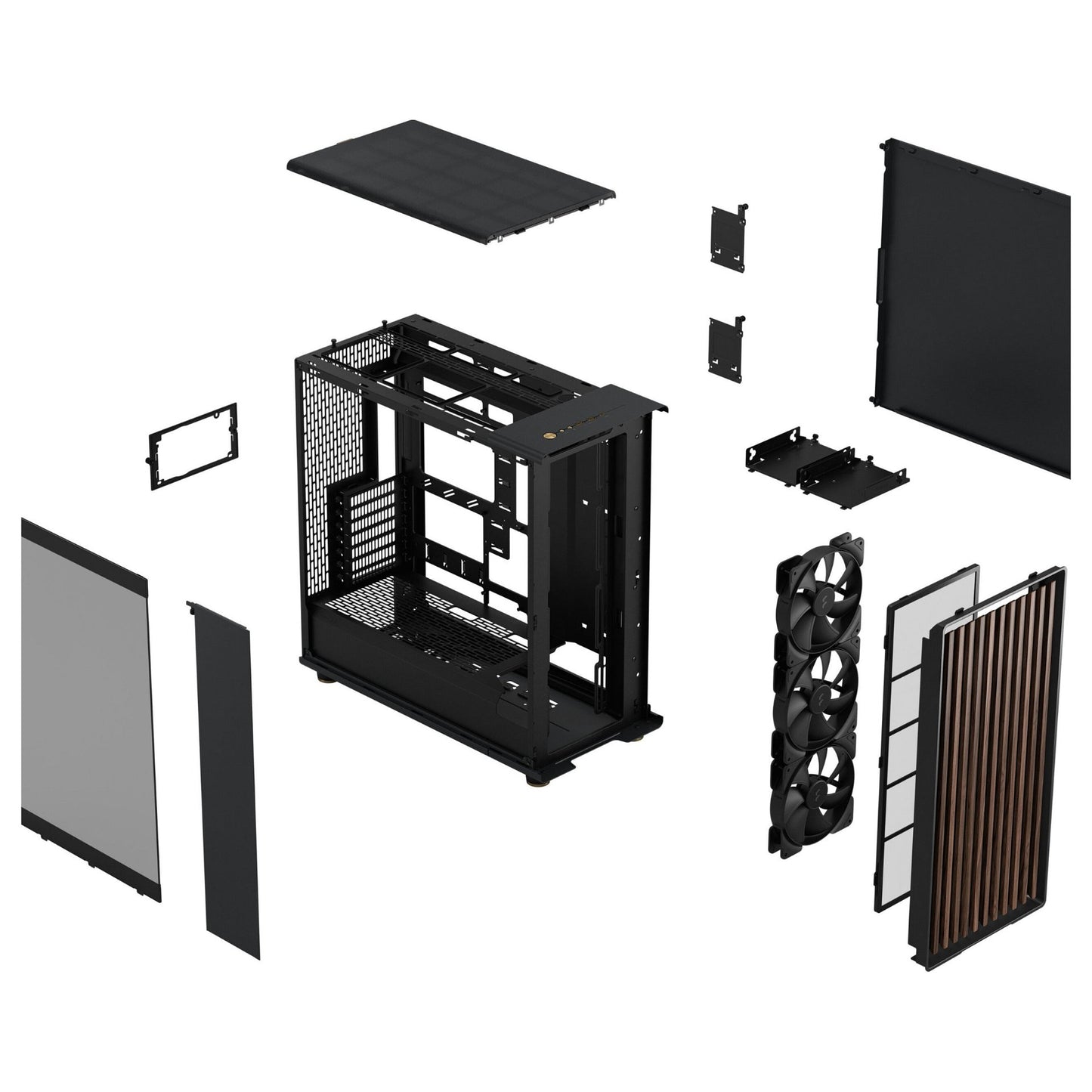 Midi Fractal Design North XL RC Charcoal Black TG