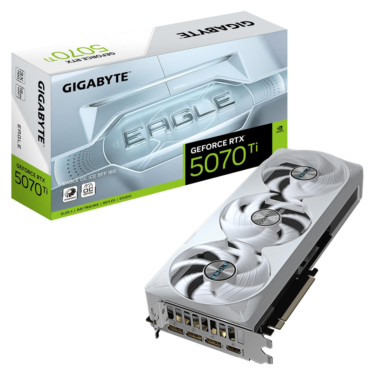 RTX 5070 Ti 16GB Gigabyte Eagle Ice OC SFF GDDR7 3 Fan